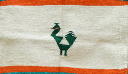 NAVAL - Ivory & Spiced Tangerine 1.5 x 1.5 ft
