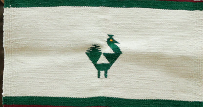 NAVAL - Vintage Ivory & Pine Green 1.5 x 1.5 ft