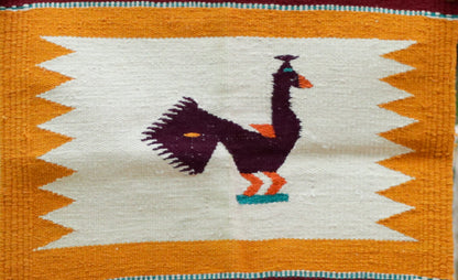 NAVAL - Marigold Ochre & Royal Plum 1.5 x 1.5 ft
