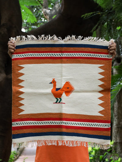 NAVAL - Toasted Cinnamon & Brick Red - 2 x 2 ft