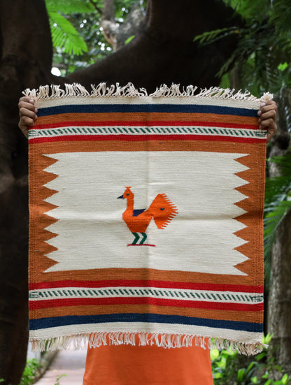 NAVAL - Toasted Cinnamon & Brick Red - 2 x 2 ft